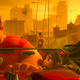 Ralph and Vanellope get into a new game called Slaughter Race in Ralph Breaks the Internet.